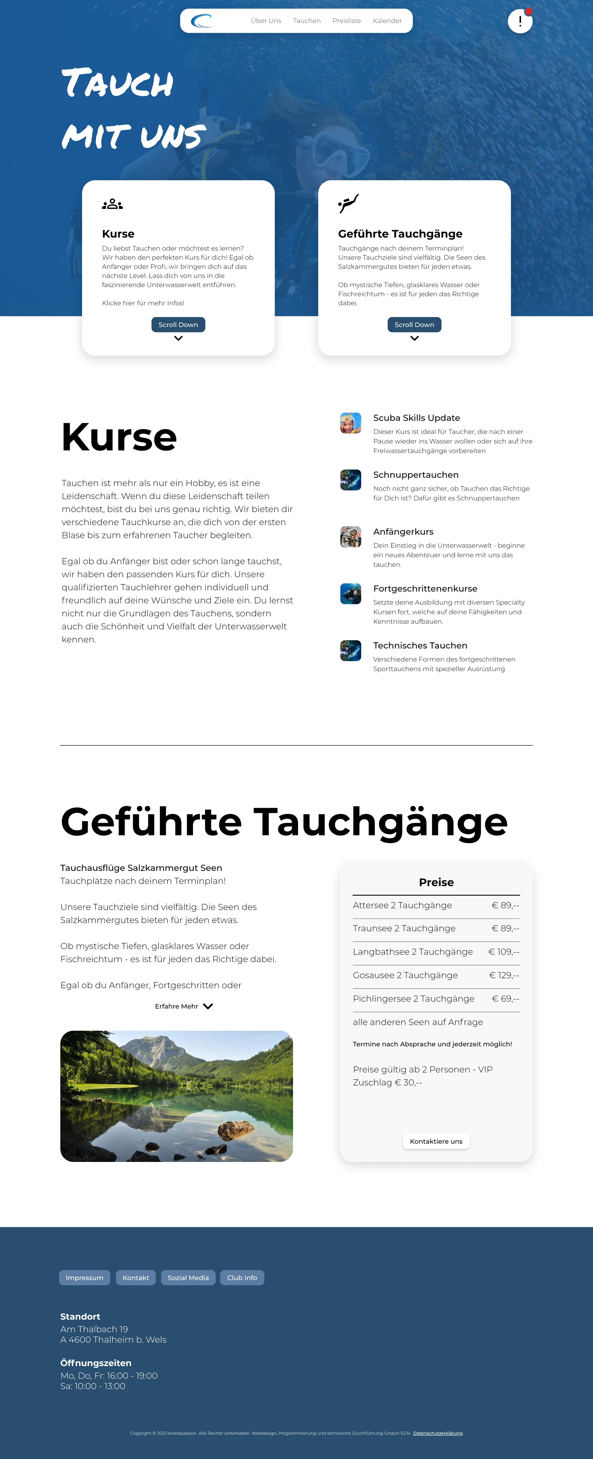 Tauch mit uns