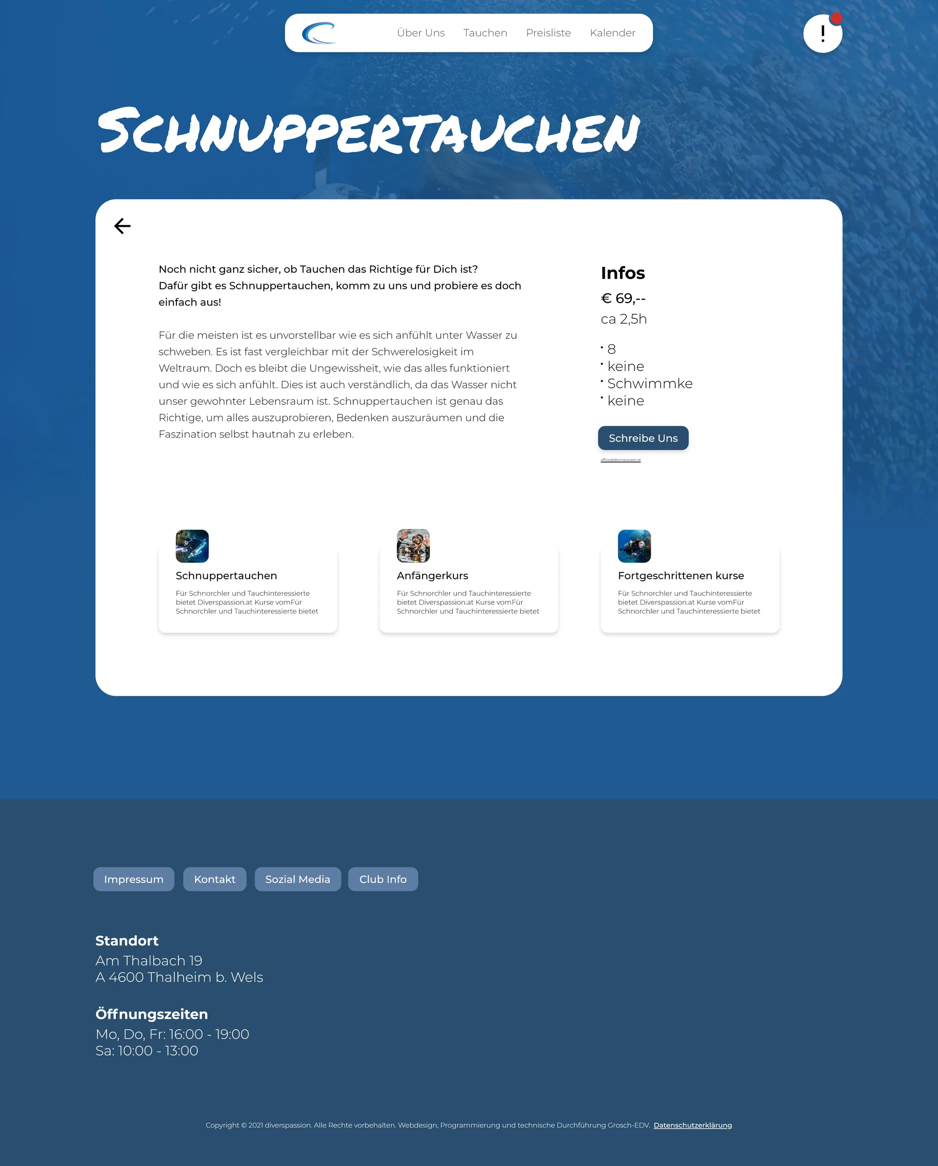 Schnuppertauchen